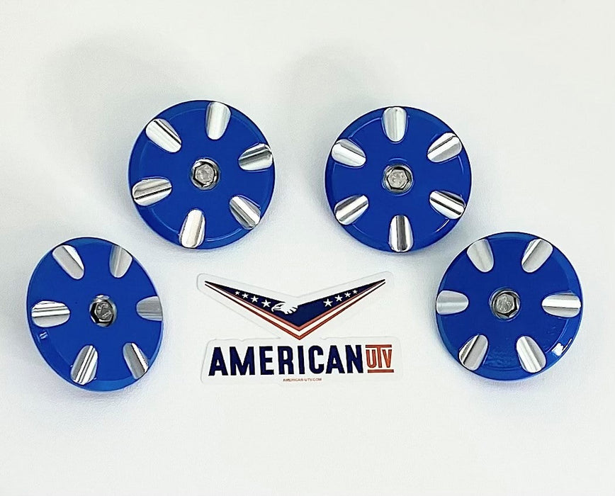 Polaris RZR, General Clamp In Floor Drain Plug, 2015-2022 Polaris RZR XP 1000 900 XP 4 Turbo / Manufactured in the USA - VELOCITY BLUE, 4 PACK image