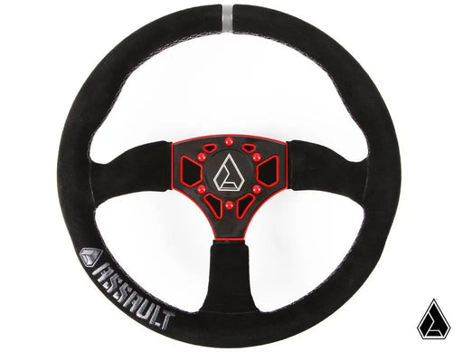 350R SUEDE UTV STEERING WHEEL - ASSAULT INDUSTRIES image 1