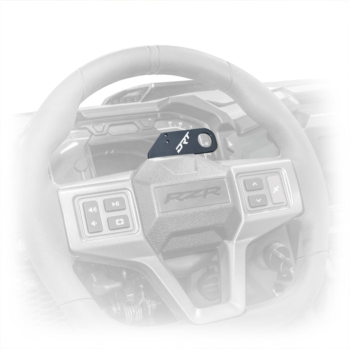 DRT Polaris RZR 2020+ Steering Wheel Single Push-To-Talk Plate