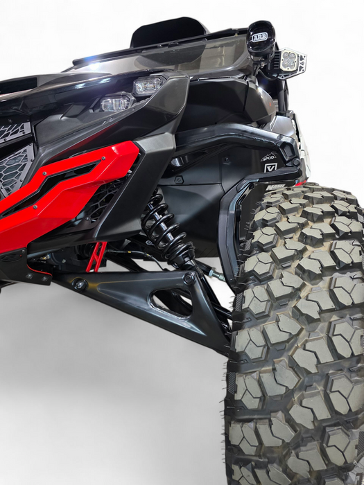 2024+ Can Am Maverick R Billet Tie Rods Anodized Black