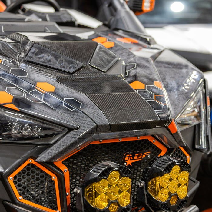 RPM Polaris Pro Nose cone Carbon Fiber Installed on Vehicle