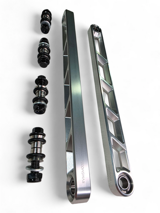 2024+ Can Am Maverick R Rear Sway Bar Links Anodized Clear
