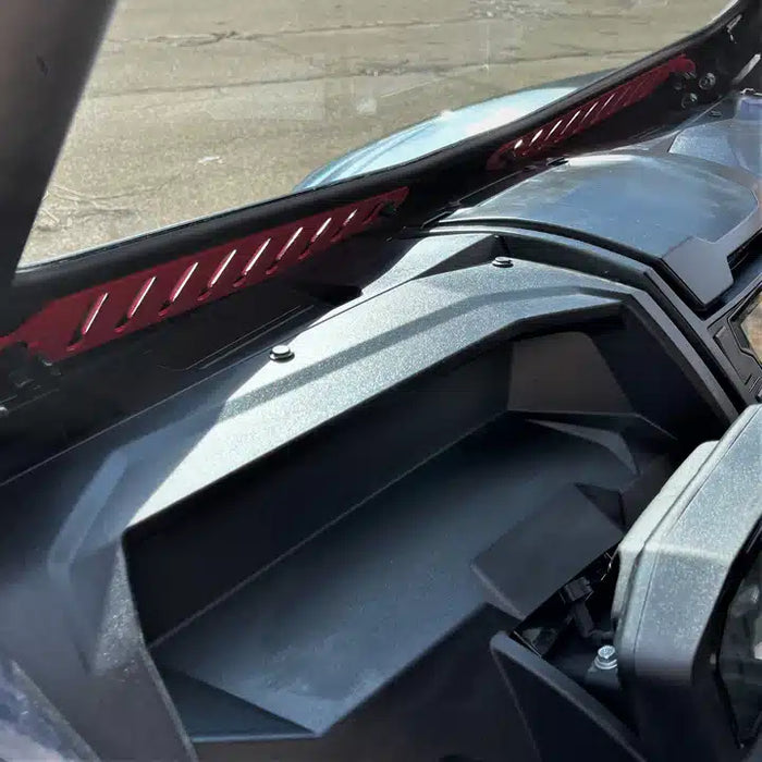 KAWASAKI KRX VENTED GLASS WINDSHIELD image 2