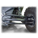 DRT Can-Am Maverick X3 2017+ Billet Aluminum 3-PC Radius Rod Plate Kit Right Wheel Rods close up