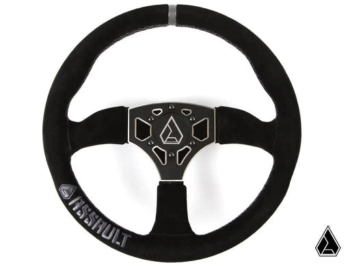 350R SUEDE UTV STEERING WHEEL - ASSAULT INDUSTRIES image 0