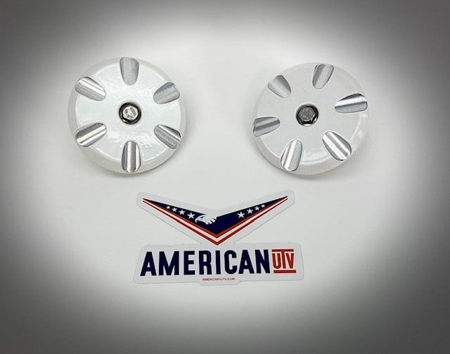 Polaris RZR, General Clamp In Floor Drain Plug, 2015-2022 Polaris RZR XP 1000 900 XP 4 Turbo / Manufactured in the USA - WHITE, 2 PACK image