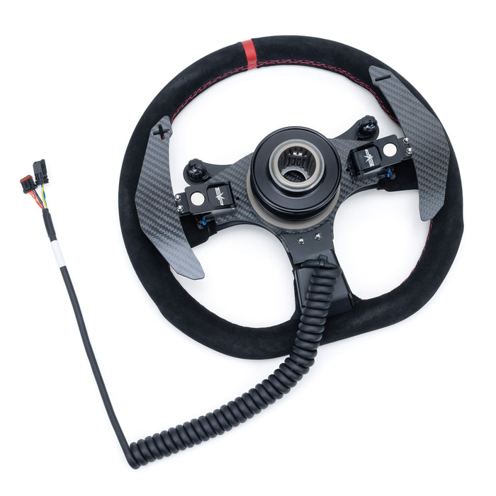 Launch Control Button Assembly EVP.MOde Race Steering Wheel With PTT or Launch Control Buttons for Ca ...