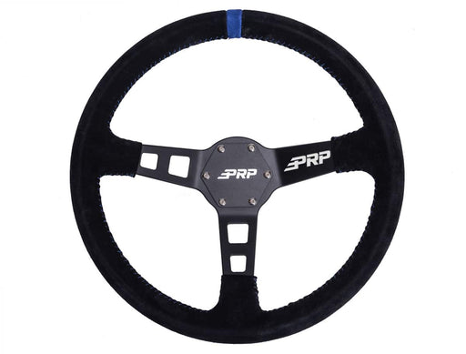 PRP - DEEP DISH STEERING WHEEL � SUEDE - BLUE image