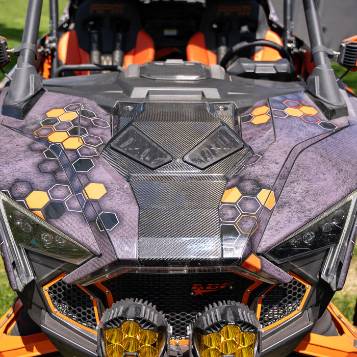 RPM Polaris Pro Model Carbon Fiber Nose Panel  - Pro R, XP, S, Turbo R