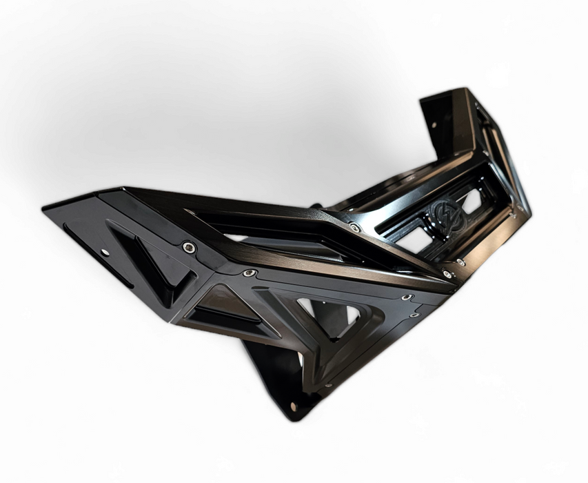 2022-2025 Polaris RZR Pro R, Pro S, Turbo R Machined Billet Front Winch Bumper (Black Anodize)