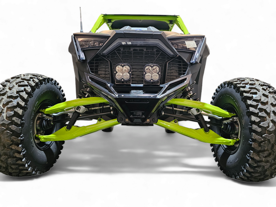 2022-2025 Polaris RZR Pro R, Pro S, Turbo R Machined Billet Front Winch Bumper (Black Anodize)