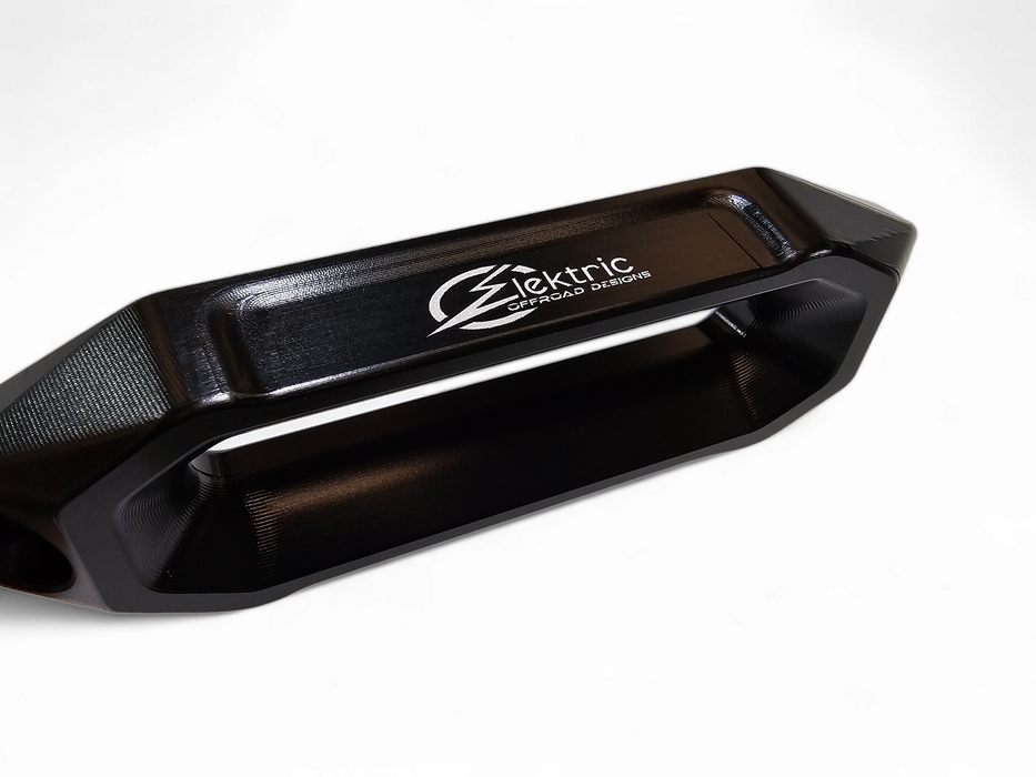 Elektric Offroad Designs UTV Winch Fairlead and Hook (Black)