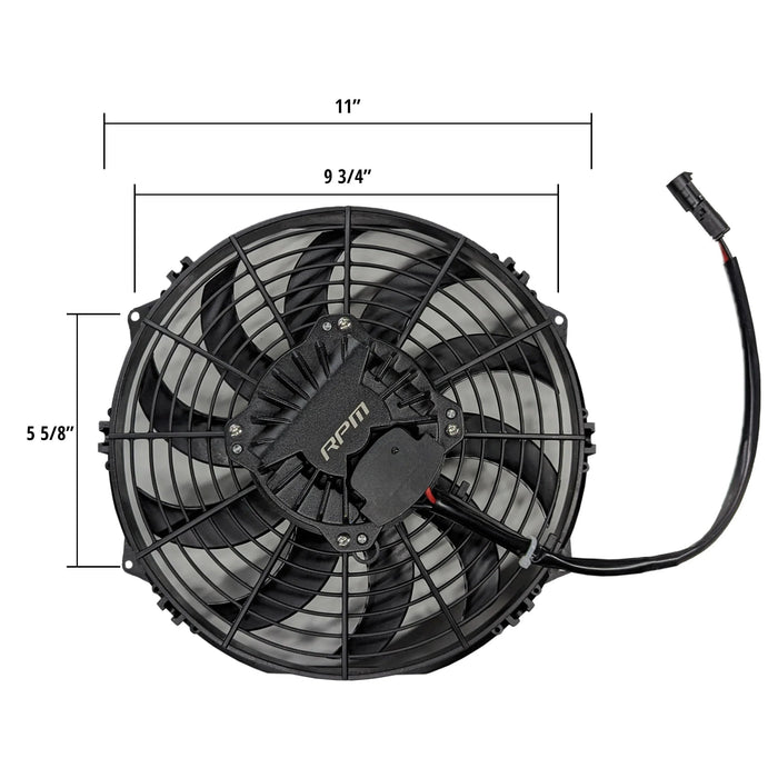 RPM Can-Am X3 2017-19 / 50mm Brushless 10" 10 Blade Intercooler Fan Upgrade
