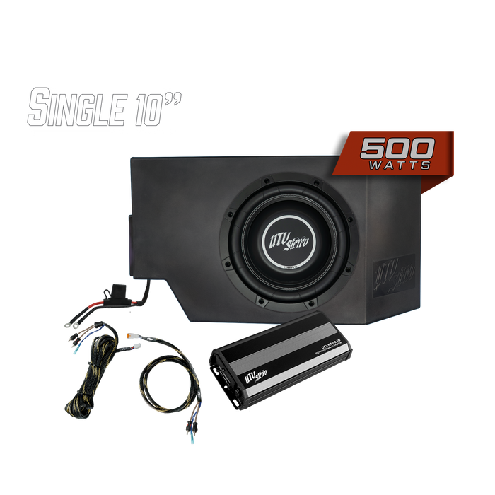Can-Am® Defender 500W Single Driver Side 10" Subwoofer Kit | UTVS-DEF-SUB-500-DRIVER