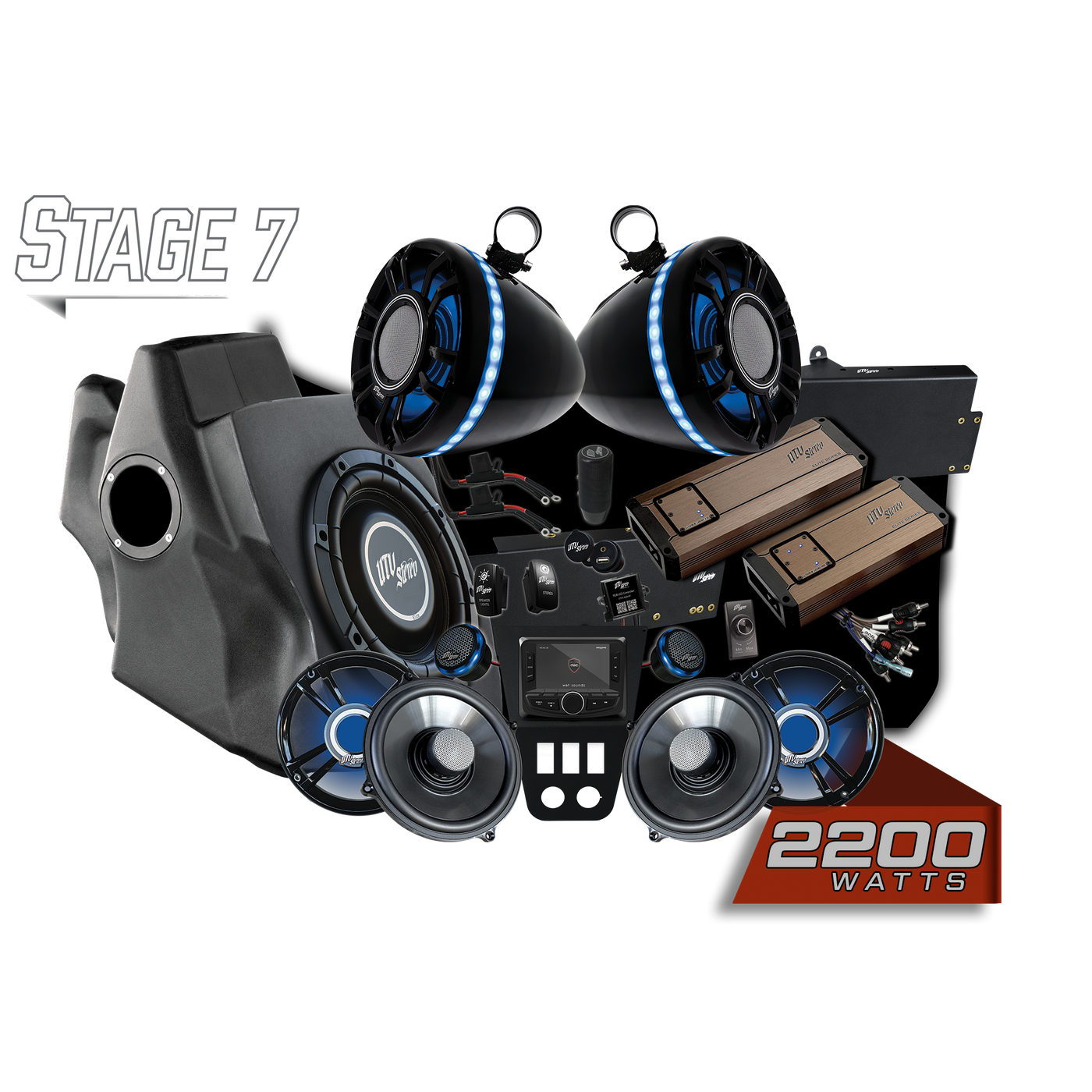 RZR® Pro Series Elite Stage 7 Stereo Kit | UTVS-PRO-S7-E — American UTV
