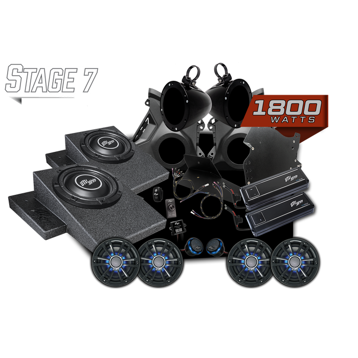Can-Am® Maverick R Signature Series Stage 7 Stereo Kit | UTVS-R-S7-S