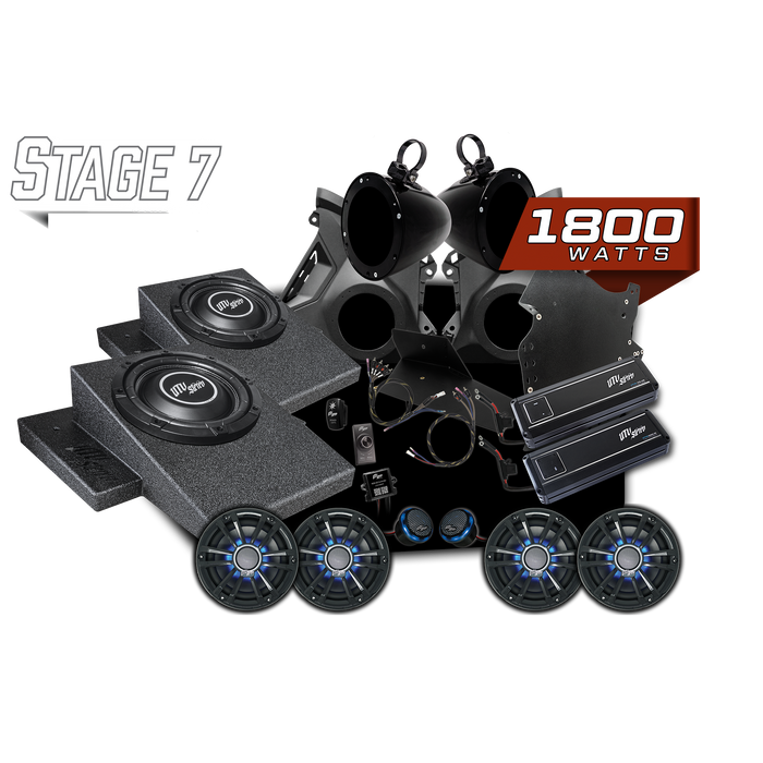 Can-Am® Maverick R Signature Series Stage 7 Stereo Kit | UTVS-R-S7-S