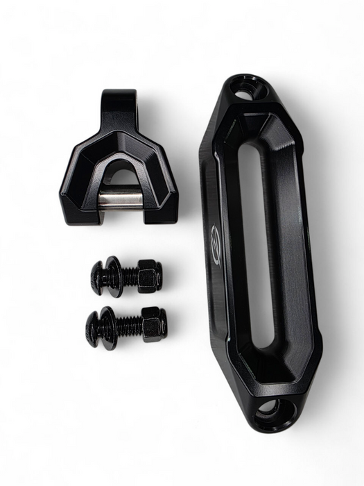 Elektric Offroad Designs UTV Winch Fairlead and Hook (Black)