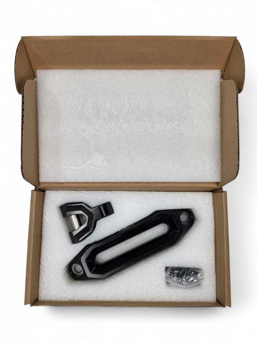 Elektric Offroad Designs UTV Winch Fairlead and Hook (Black)