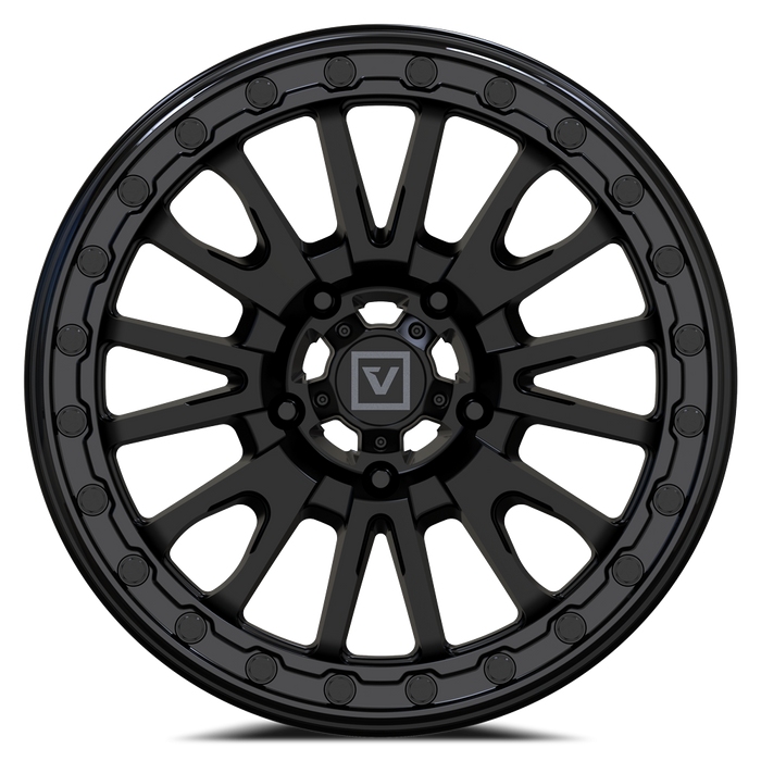 V16 BEADLOCK 15X8 -12MM 5X114.3 SATIN BLACK