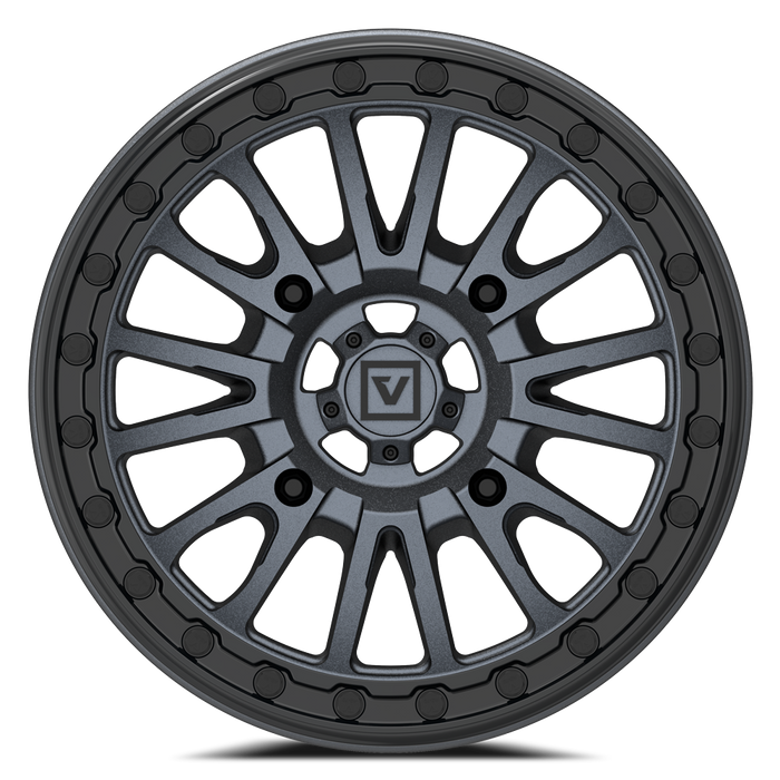 V16 BEADLOCK 15X8 -12MM 4X156 SATIN GUNMETAL