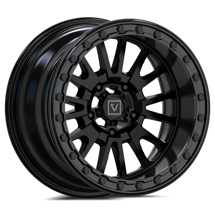 V16 BEADLOCK 15X8 -12MM 5X114.3 SATIN BLACK