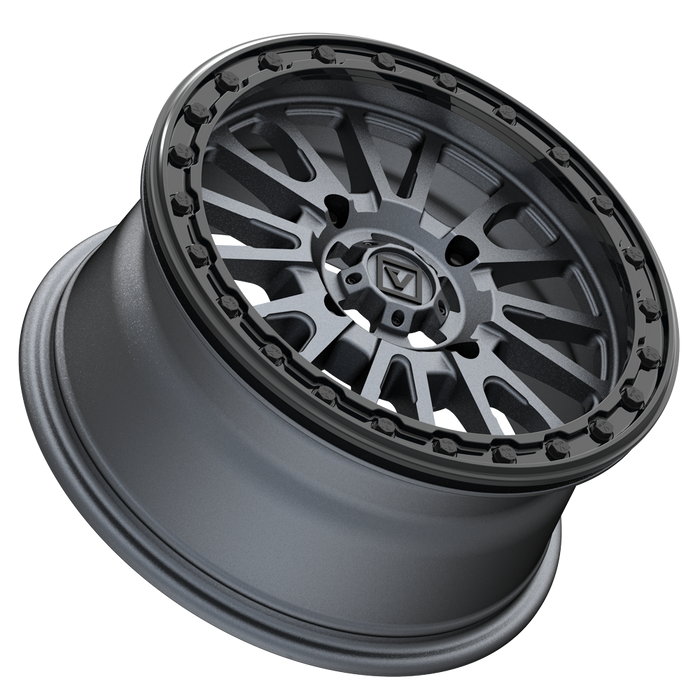 V16 BEADLOCK 15X7 +35MM 4X137 SATIN GUNMETAL