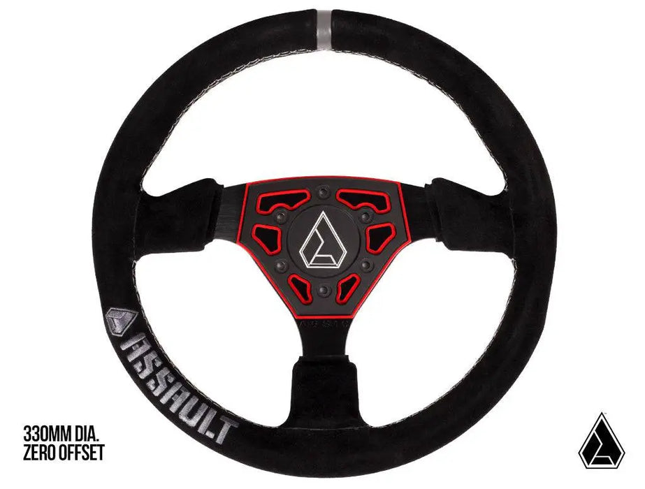 UNIVERSAL NAVIGATOR SUEDE UTV STEERING WHEEL-ASSAULT INDUSTRIES image 1