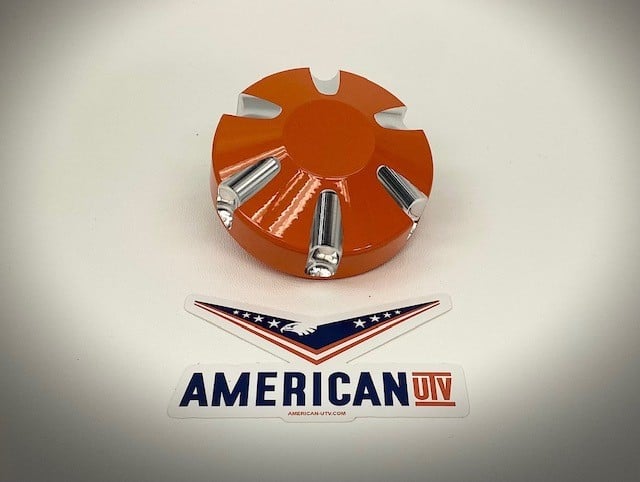 AMERICAN UTV - POLARIS GAS CAP - BRIGHT ORANGE image