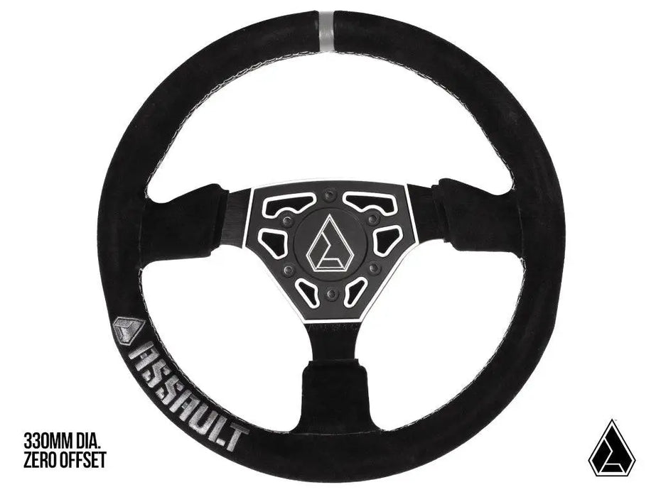 UNIVERSAL NAVIGATOR SUEDE UTV STEERING WHEEL-ASSAULT INDUSTRIES image 3
