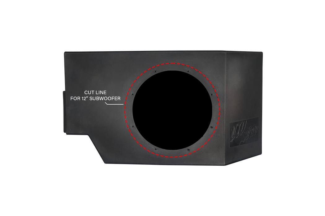 Can-Am® Defender Vented 10" Driver Subwoofer Enclosure Unloaded | UTVS-DEF-VENC-DRIVER