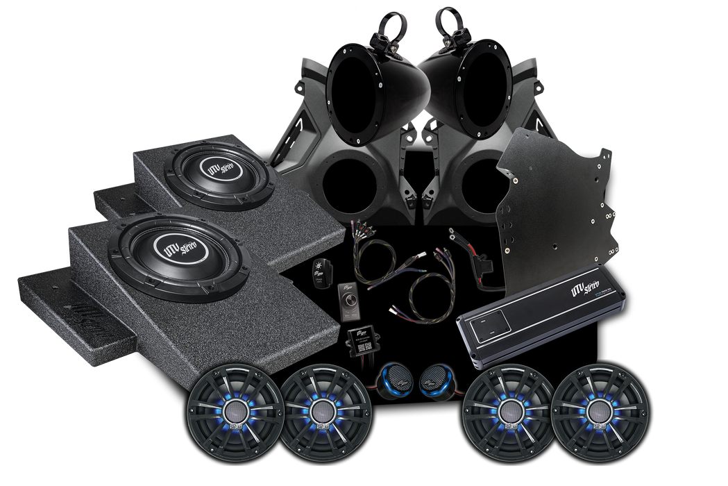 Can-Am® Maverick R Signature Series Stage 6 Stereo Kit | UTVS-R-S6-S