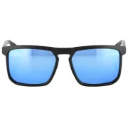 100% RENSHAW SUNGLASSES - MATTE BLACK - HiPER BLUE MIRROR - Image 2