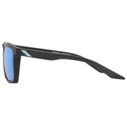 100% RENSHAW SUNGLASSES - MATTE BLACK - HiPER BLUE MIRROR - Image 3