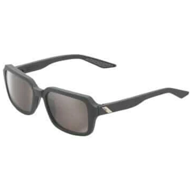 100% RIDELEY SUNGLASSES - GRAY - SILVER
