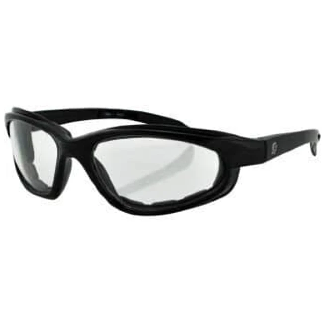 ZAN HEADGEAR ARIZONA SUNGLASSES - SHINY BLACK - CLEAR