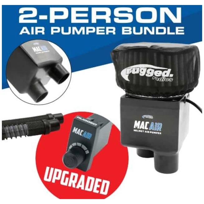 MAC Air 2-Person Helmet Air Pumper (Bundle)
