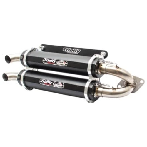 TRINITY RACING STAGE 5 SLIP ON DUAL MUFFLER- RZR XP 1000