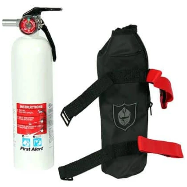 Fire Extinguisher Mount Kit (Mount & Fire Extinguisher)