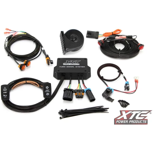 XTC Power Products - Universal Plug and Play Turn Signal System with Horn Includes Rear Marker Lights