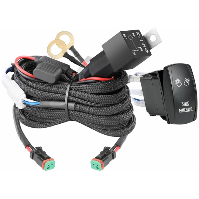 INFINITE OFFROAD - SIDE SHOOTER LED WIDE MIRRORS (90 WATTS) - Image 3