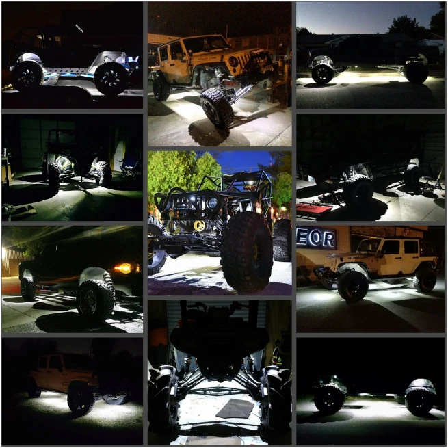 INFINITE OFFROAD - 8W SINGLE COLOR ROCK LIGHT KIT - Image 2