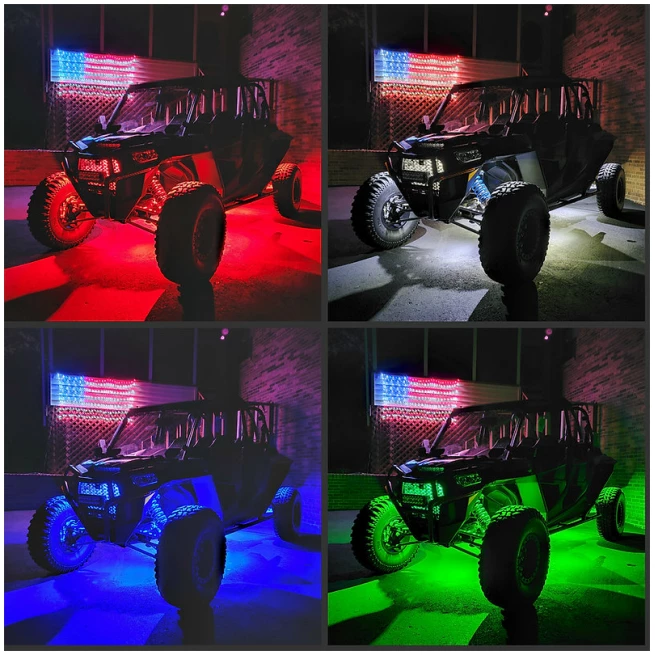 INFINITE OFFROAD - UTV - RGB+W ROCK LIGHT KIT - Image 3