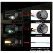INFINITE OFFROAD - TURN SIGNAL MIRROR WITH DUAL COLOR SIDE LED - Image 2