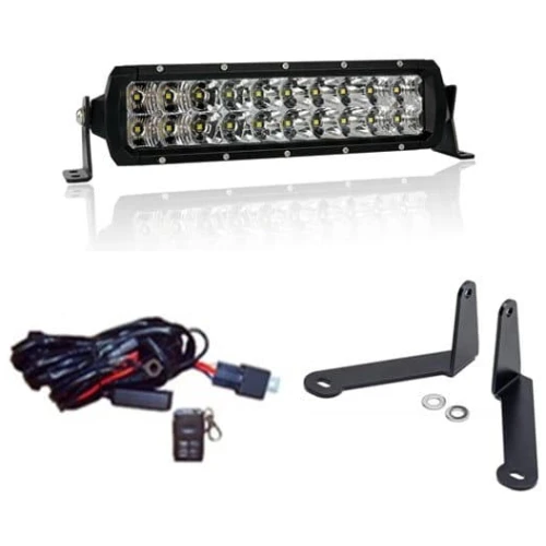 INFINITE OFFROAD - CAN-AM X3 SHOCK TOWER MOUNT 10" HIGH OUTPUT LIGHT BAR KIT