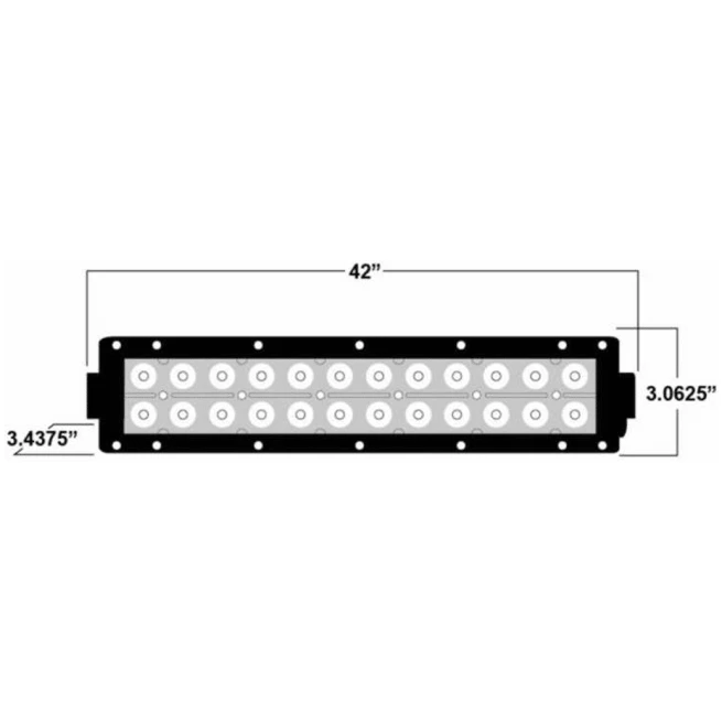 Dual Row 42" Light Bar - Image 4