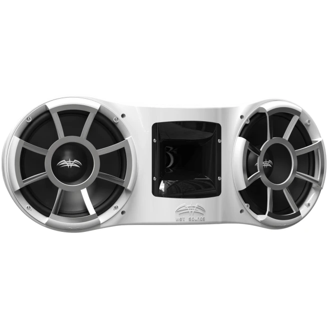 REV 410 White V2 | Wet Sounds Revolution Series Dual 10" White Tower Speaker