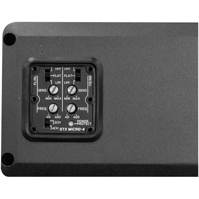 STX MICRO-4 | Wet Sounds Compact Chassis Class D Marine Amplifier - Image 3