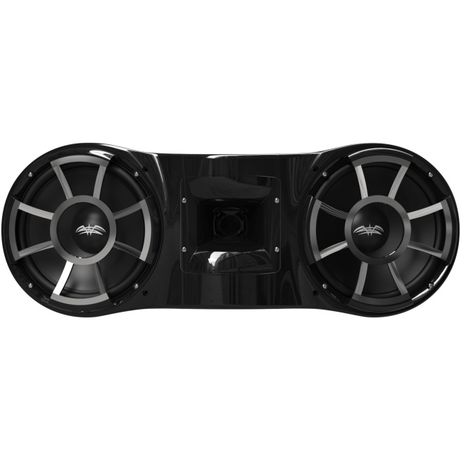 REV 410 Black V2 | Wet Sounds Revolution Series Dual 10" Black Tower Speaker