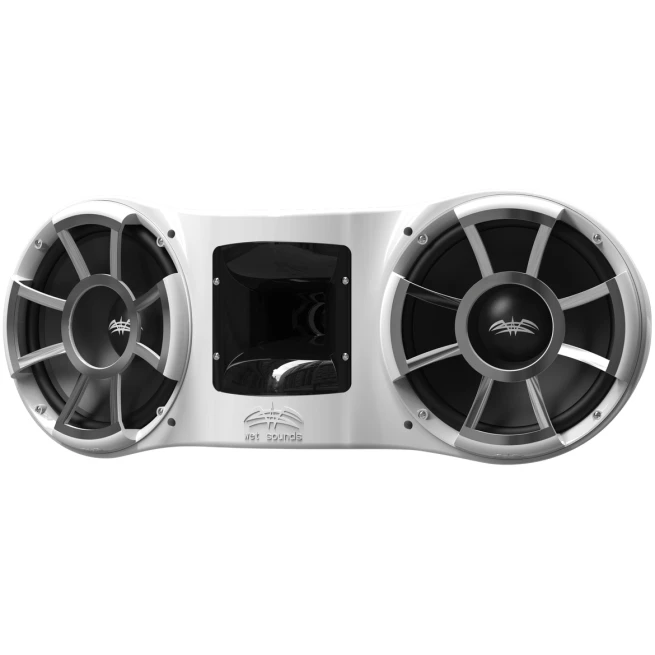 REV 410 White V2 | Wet Sounds Revolution Series Dual 10" White Tower Speaker - Image 3